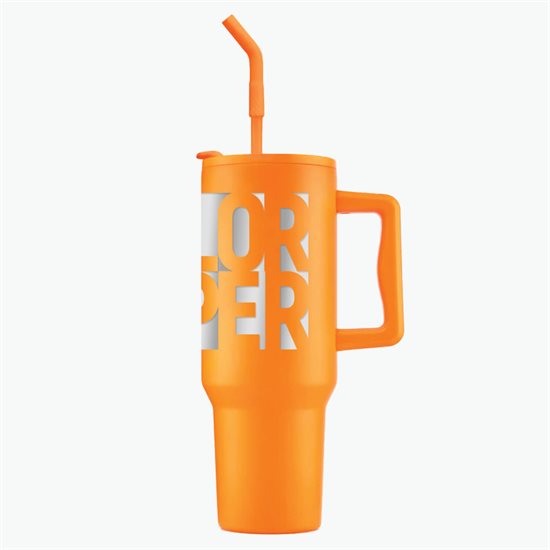 40 oz LeGrande Recycled Tumbler with Handle and Straw - Engraved