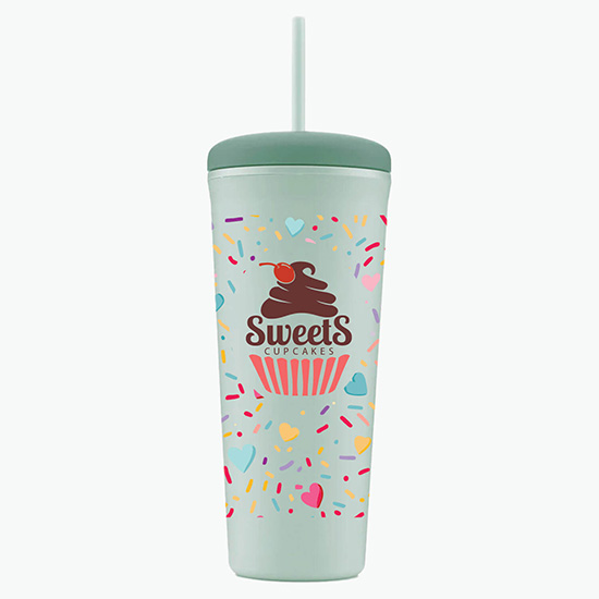 26 oz Macaron Recycled Tumbler - Full Color