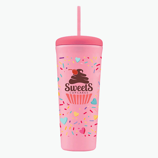26 oz Macaron Recycled Tumbler - Full Color