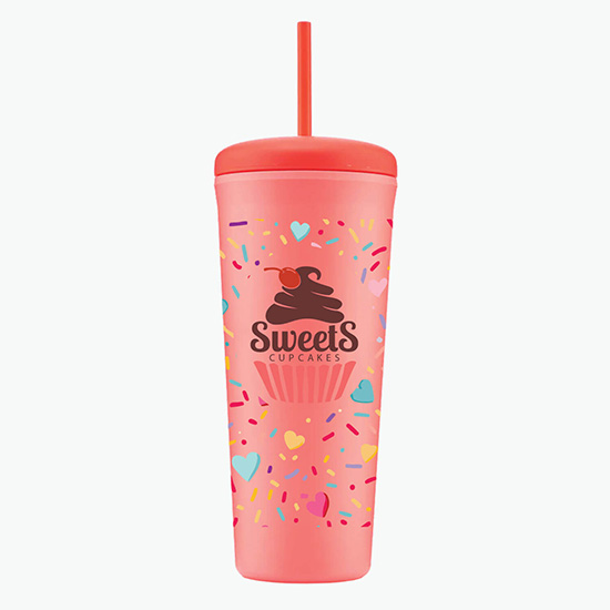 26 oz Macaron Recycled Tumbler - Full Color
