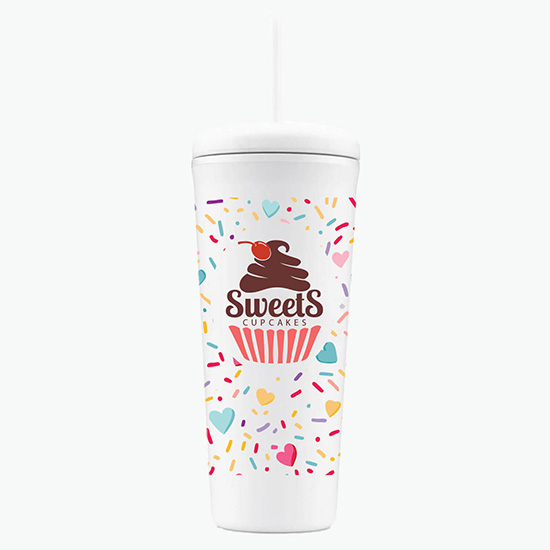 26 oz Macaron Recycled Tumbler - Full Color