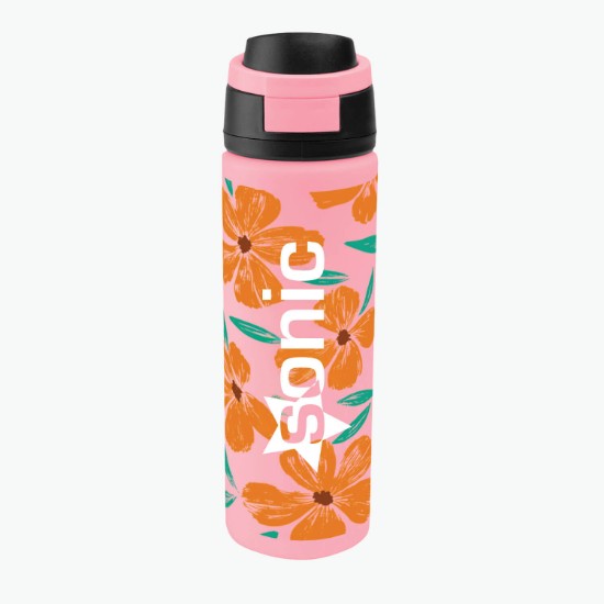 24 oz Pop Sip Recycled Stainless Steel Bottle - Full Coverage Full Color