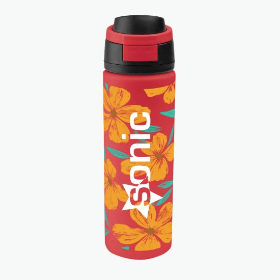 24 oz Pop Sip Recycled Stainless Steel Bottle - Full Coverage Full Color