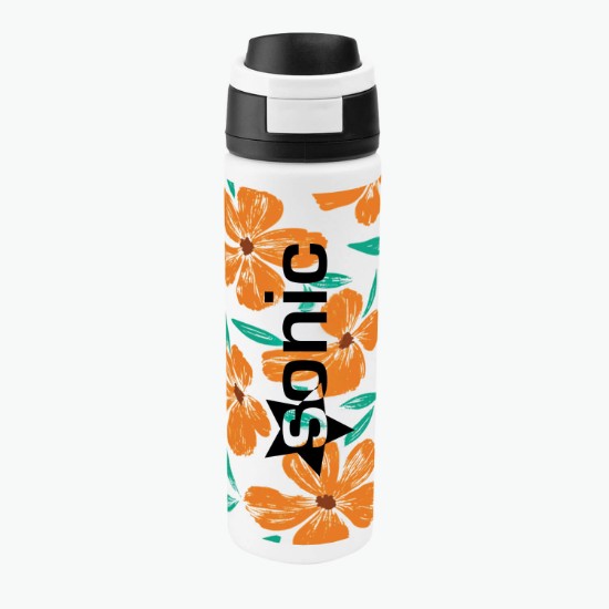 24 oz Pop Sip Recycled Stainless Steel Bottle - Full Coverage Full Color