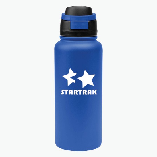 32 oz Pop Sip Recycled Stainless Steel Bottle - 24-Hour Production