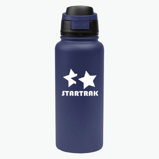 32 oz Pop Sip Recycled Stainless Steel Bottle - 24-Hour Production