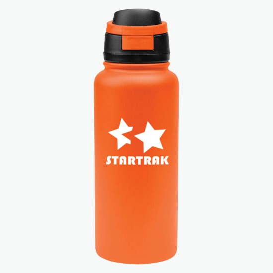 32 oz Pop Sip Recycled Stainless Steel Bottle - 24-Hour Production
