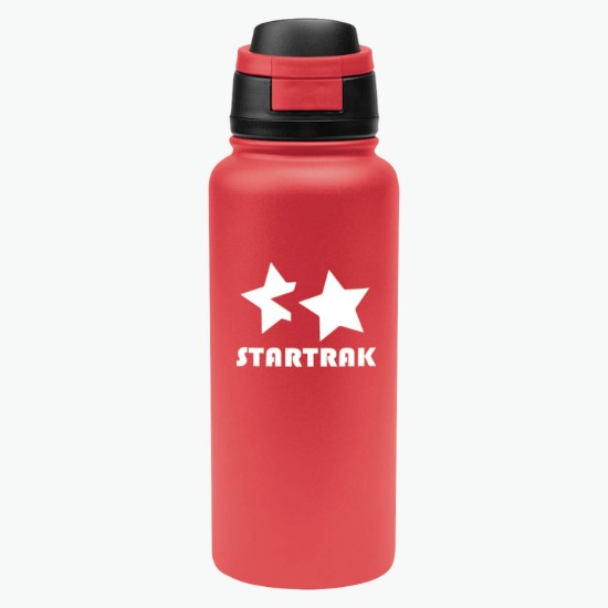 32 oz Pop Sip Recycled Stainless Steel Bottle - 24-Hour Production