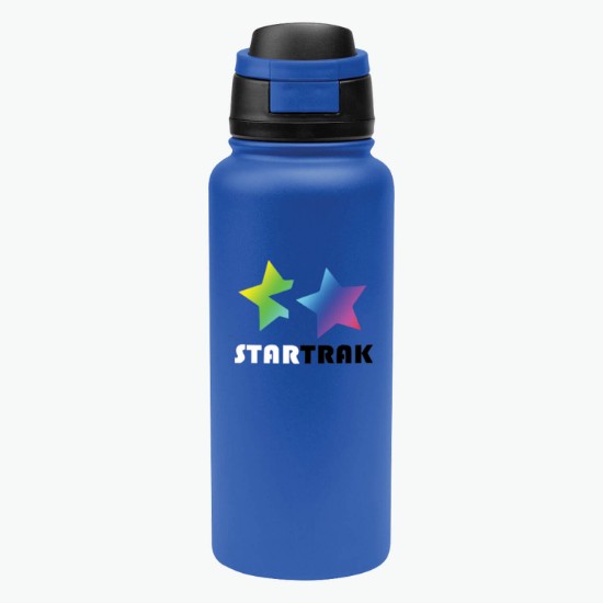 32 oz Pop Sip Recycled Stainless Steel Bottle - Full Color