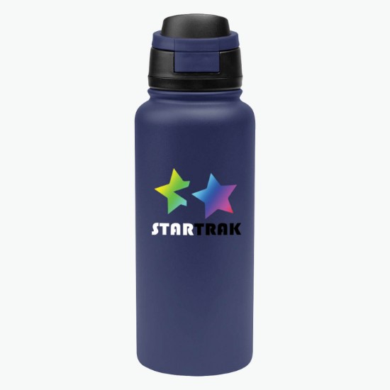 32 oz Pop Sip Recycled Stainless Steel Bottle - Full Color