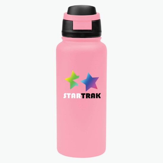 32 oz Pop Sip Recycled Stainless Steel Bottle - Full Color