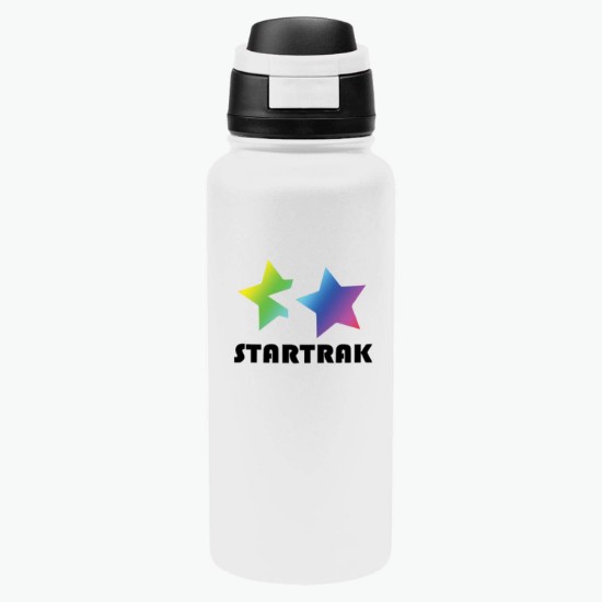 32 oz Pop Sip Recycled Stainless Steel Bottle - Full Color