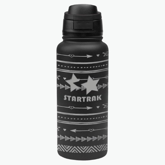 32 oz Pop Sip Recycled Stainless Steel Bottle - Full Laser
