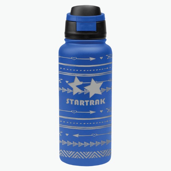 32 oz Pop Sip Recycled Stainless Steel Bottle - Full Laser