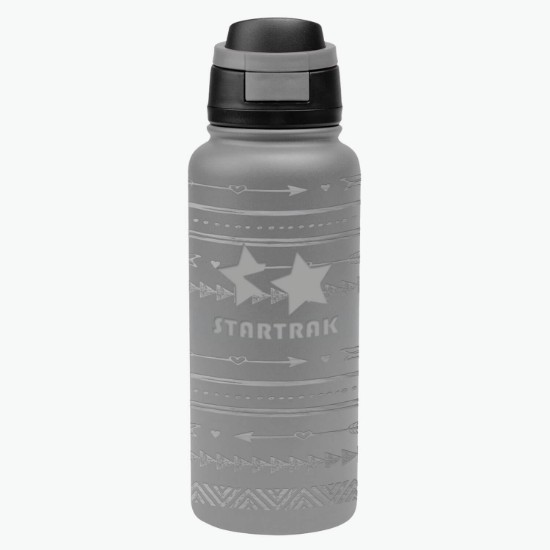 32 oz Pop Sip Recycled Stainless Steel Bottle - Full Laser