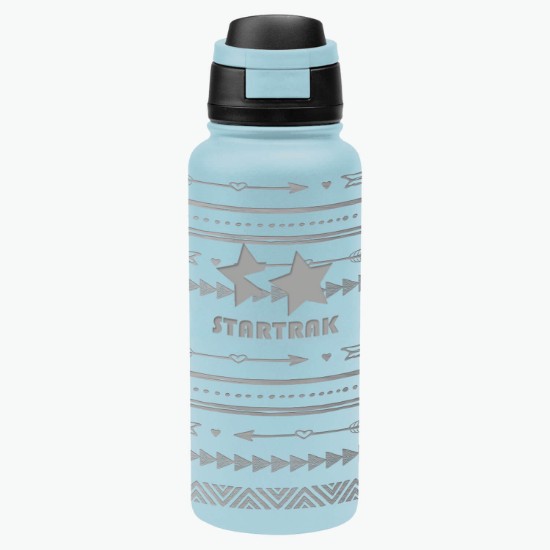 32 oz Pop Sip Recycled Stainless Steel Bottle - Full Laser