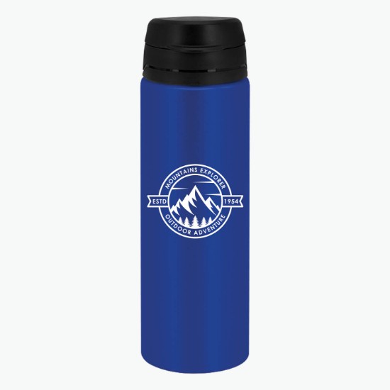 FastFlow Recycled Aluminum Bottle with Flip Lid - 20 oz - 24-Hour Production