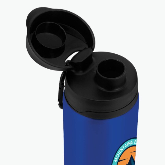 FastFlow Recycled Aluminum Bottle with Flip Lid - 20 oz - Full Color