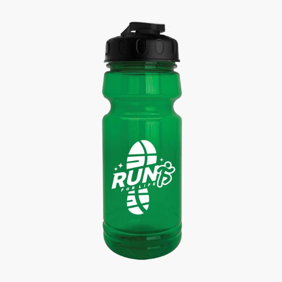 24 oz. Trainer UpCycle rPET Sports bottle with USA Flip Lid