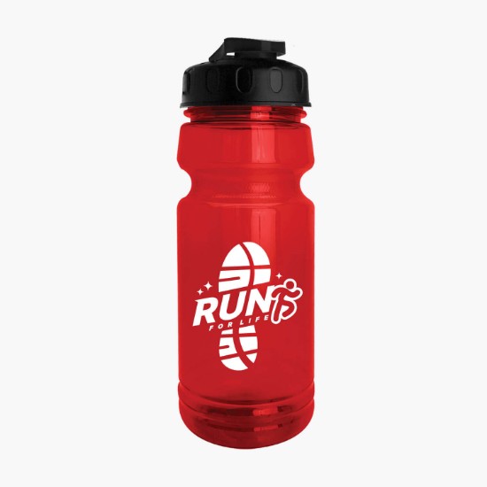 24 oz. Trainer UpCycle rPET Sports bottle with USA Flip Lid