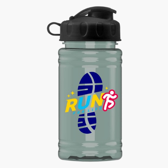 16 oz. UpCycle Mini rPET Sports Bottle with Flip Lid - Full Color