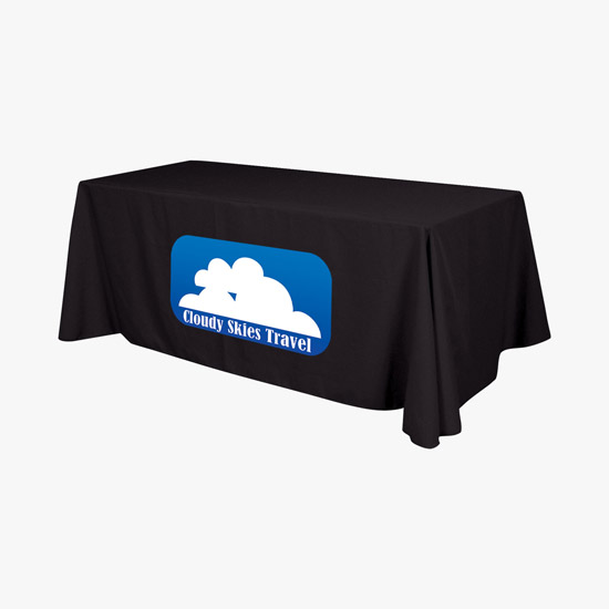 6' Closed Back Throw with Full Color Imprint