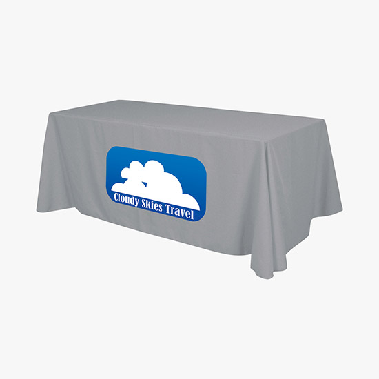 6' Closed Back Throw with Full Color Imprint