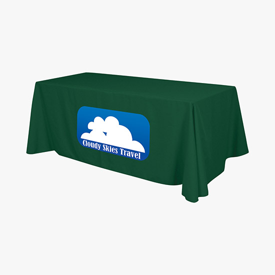 6' Closed Back Throw with Full Color Imprint