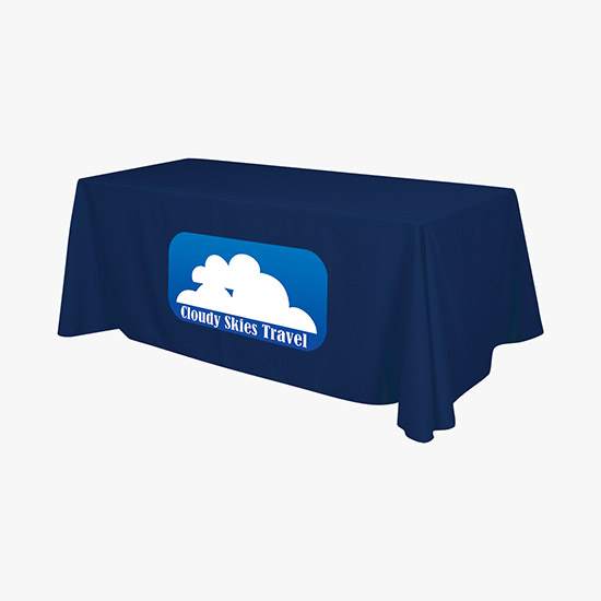 6' Closed Back Throw with Full Color Imprint