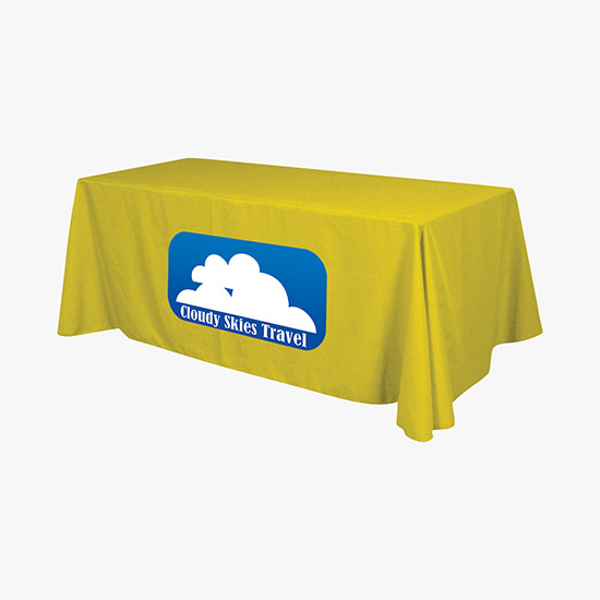 6' Closed Back Throw with Full Color Imprint