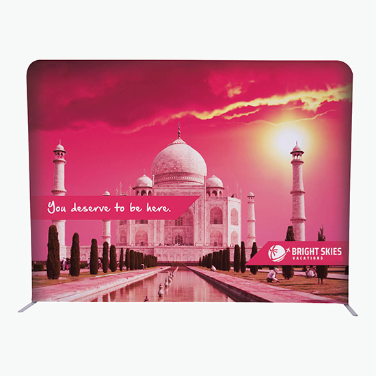 EuroFit Recycled Straight Wall Banner - 6' x 8'