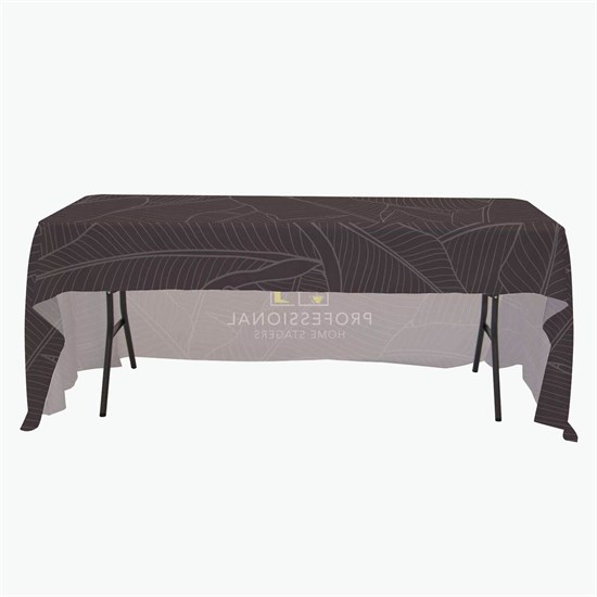6' Lightweight Open Back Full Color Table Cover