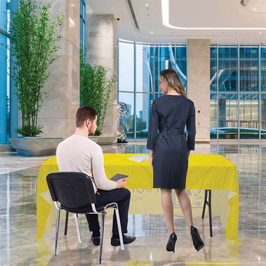 6' Lightweight Open Back Full Color Table Cover