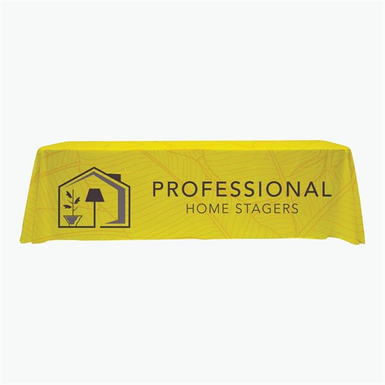 8' Lightweight Open Back Full Color Table Cover
