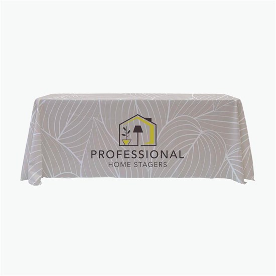 6' Lightweight Closed Back Full Color Table Cover
