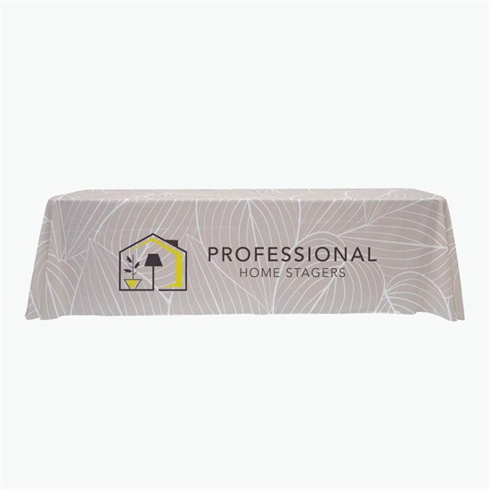 8' Lightweight Closed Back Full Color Table Cover