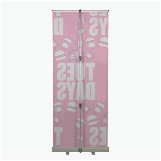 33 Adjustable Retractable Vinyl Banner - 24-Hour Production