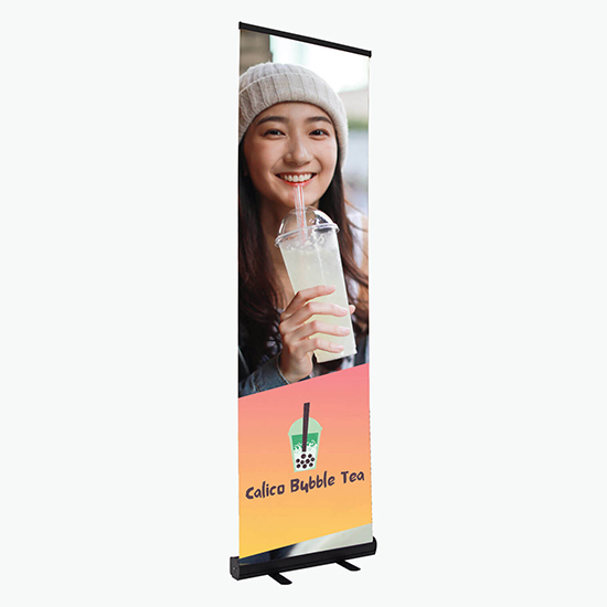 24'' PVC-Free Economy Retractor Banner