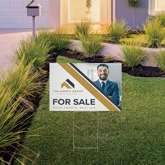 Full Color Single Sided Corrugated Sign Kit - 36 x 24