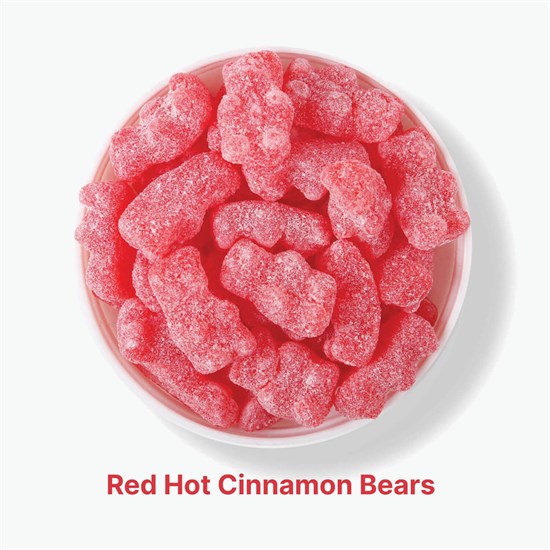 Small Candy Jar - Red Hot Cinnamon Bears - 3 oz