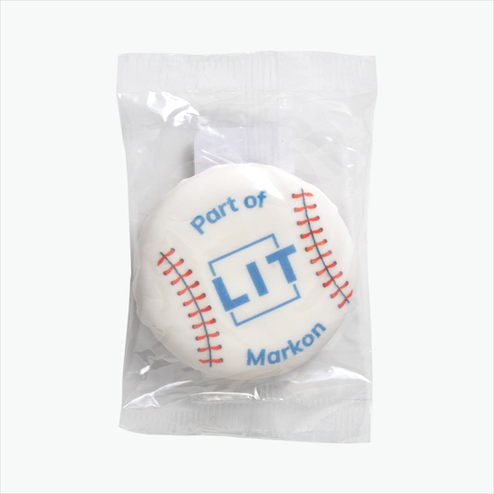 Iced Round Logo Cookie