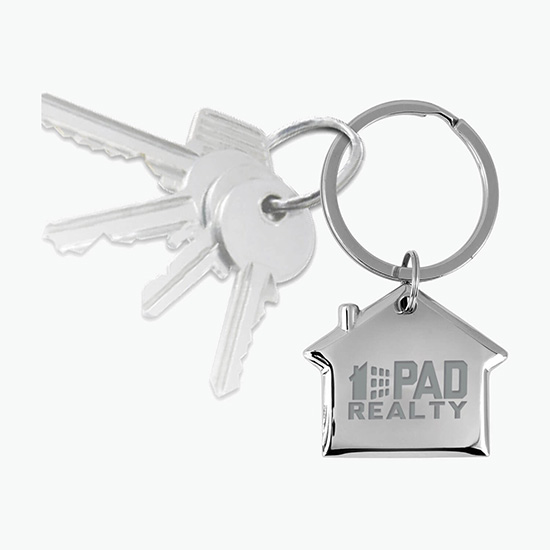 Home Sweet Home Engraved Metal Key Holder