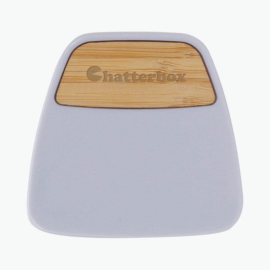 Bamboo Accent Magnet Clip - Engraved