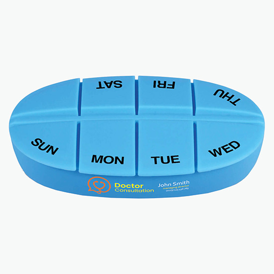 8 Day Pill Box - Full Color