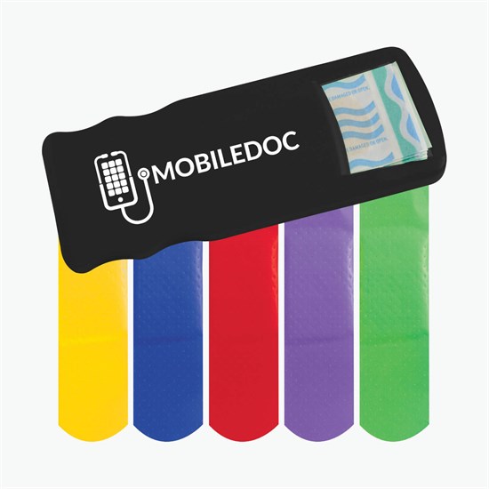 Bandage Dispenser with Colored Bandages