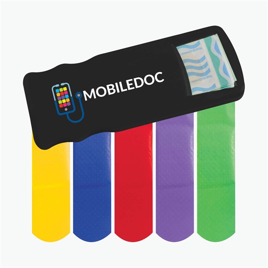 Bandage Dispenser with Colored Bandages - Full Color