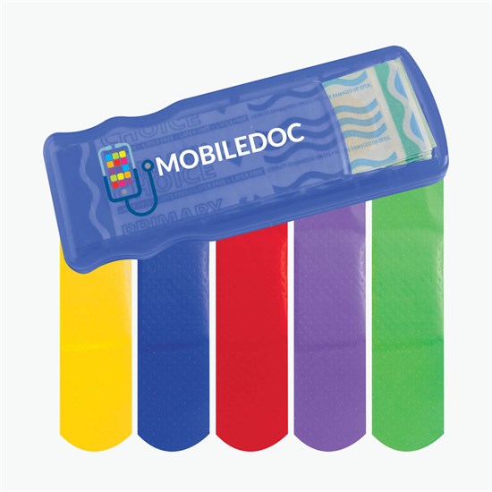Bandage Dispenser with Colored Bandages - Full Color