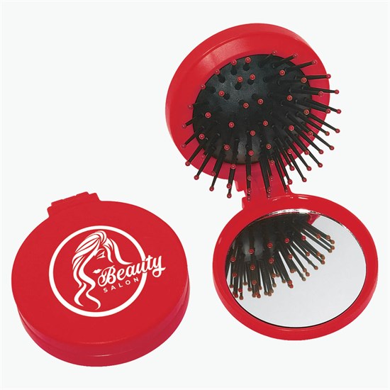Travel Brush and Mirror Compact - 24-Hour Production
