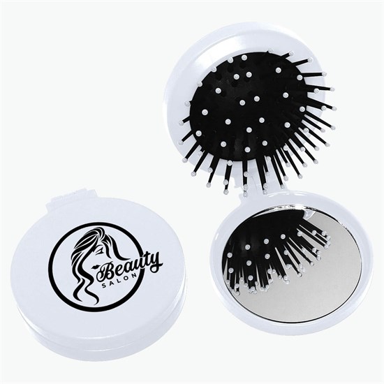 Travel Brush and Mirror Compact - 24-Hour Production