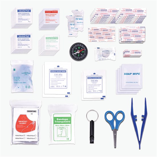 60pc First Aid Travel Kit